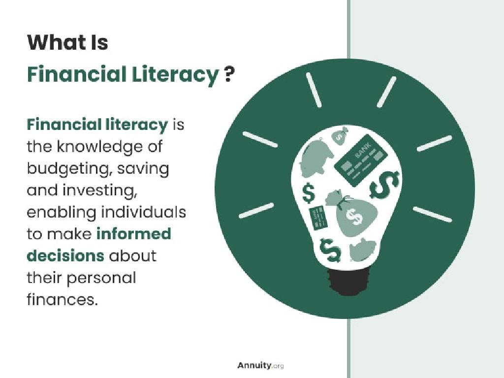 financial literacy concept