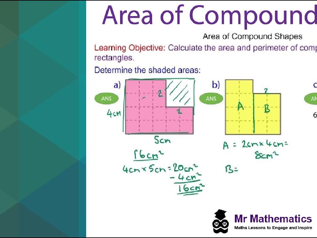 compound shapes area calculation