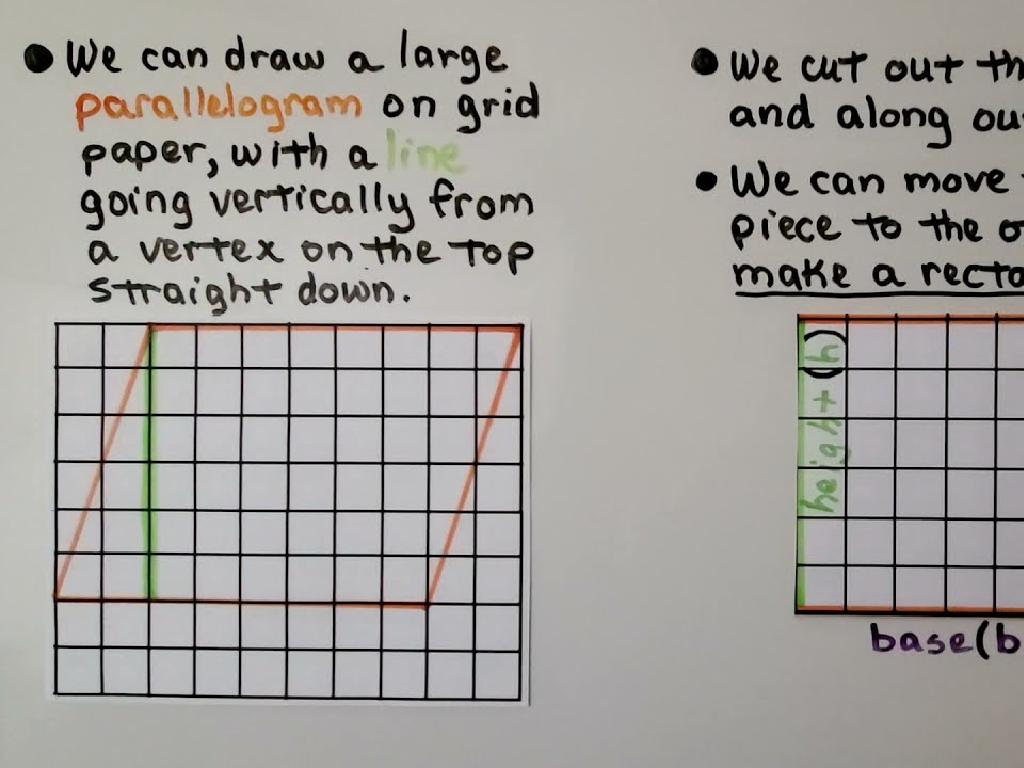 parallelogram grid drawing