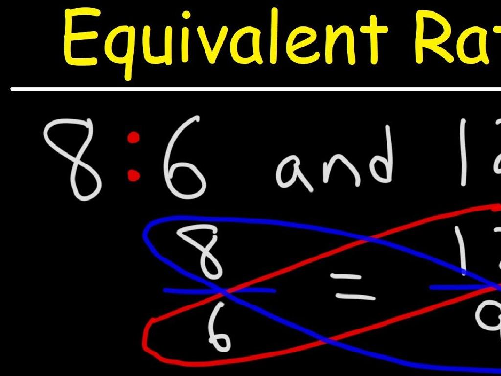 colored lines ratio example