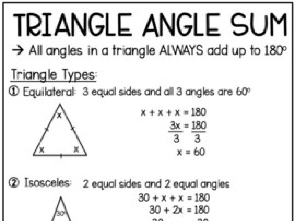 triangle angle sum