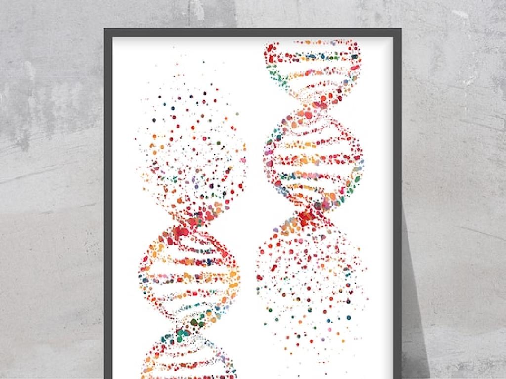 colorful dna helix