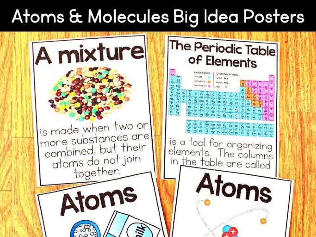 atoms molecules posters