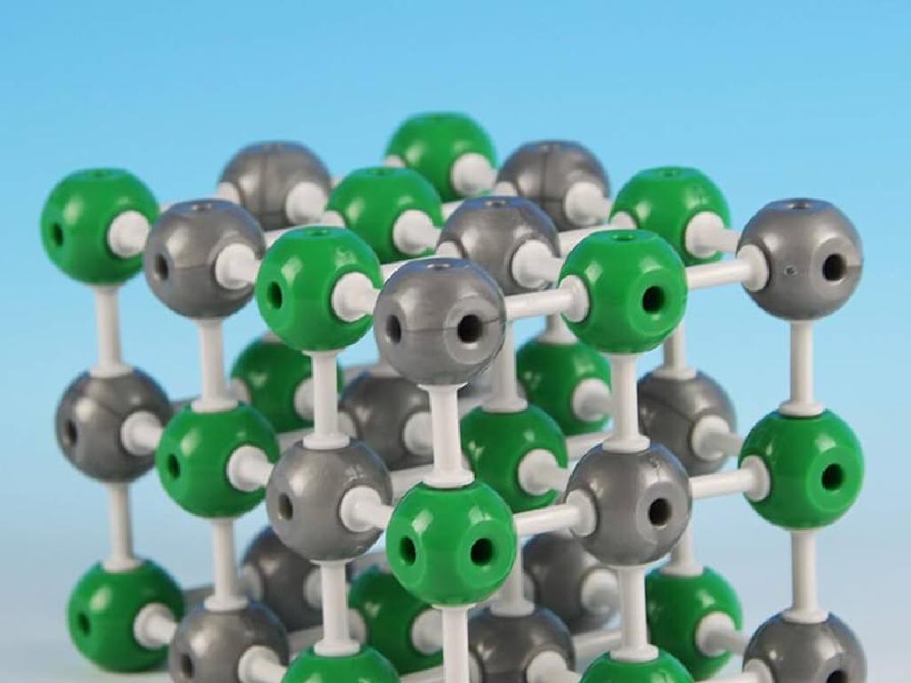 green gray molecular structure