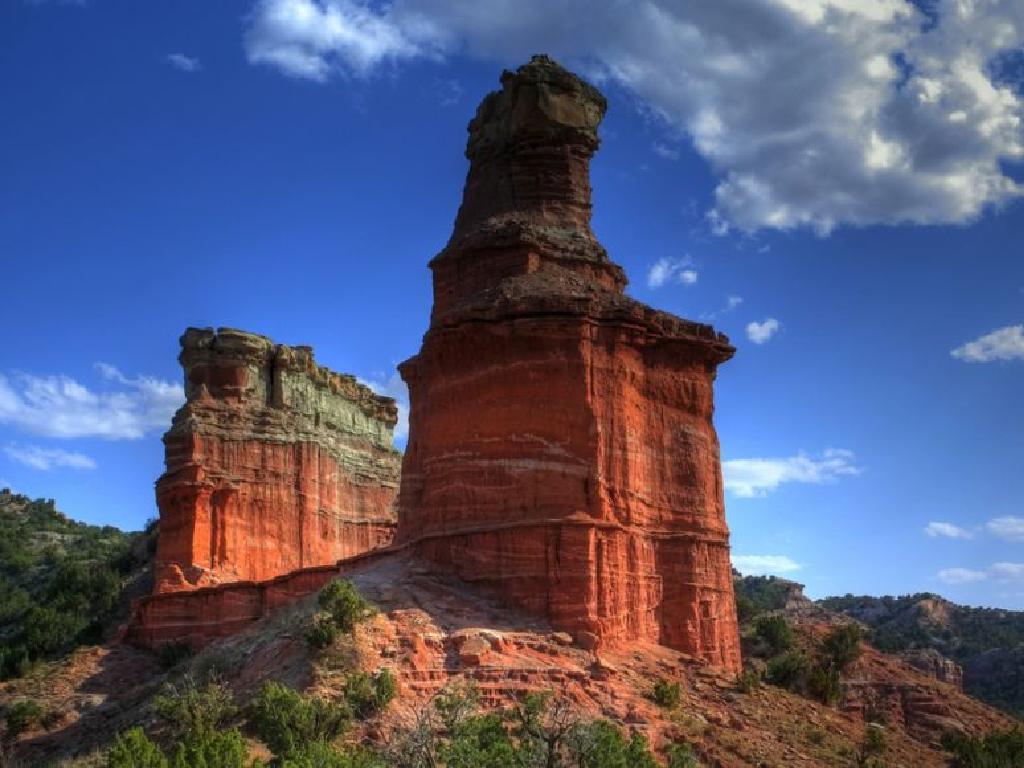 red rock formations