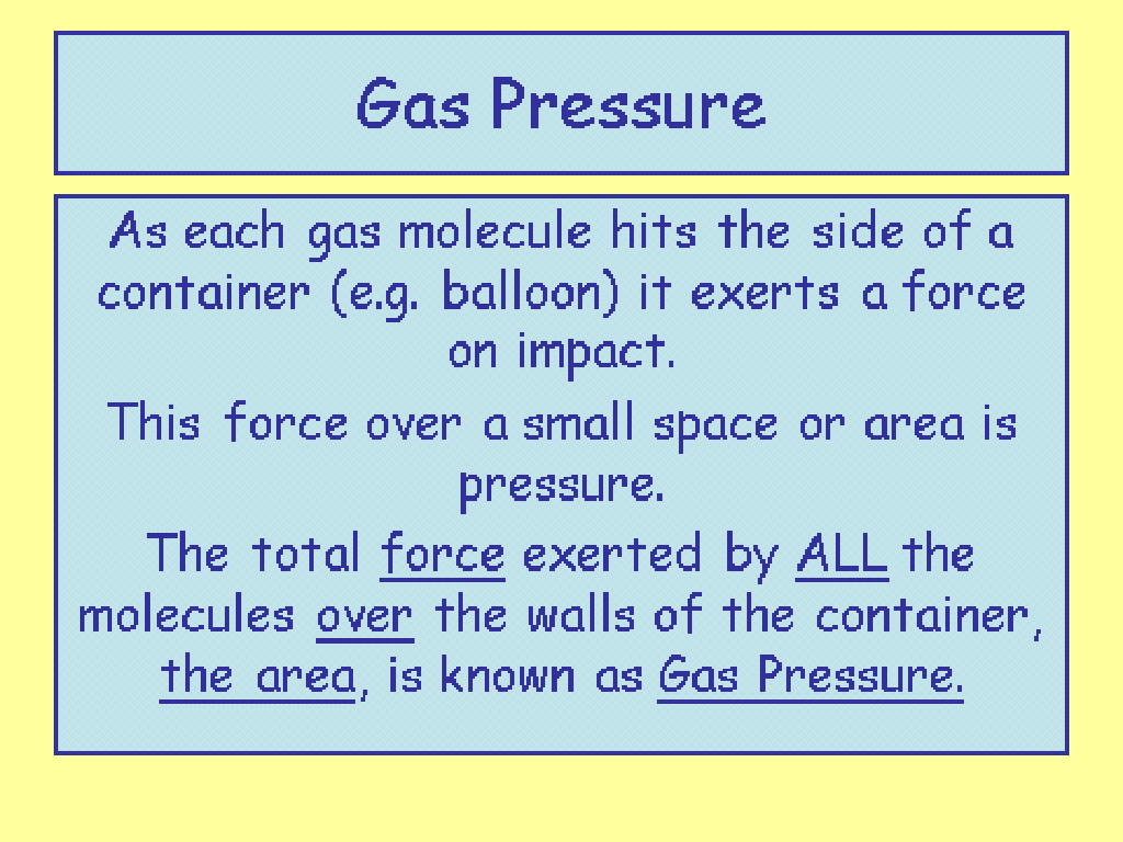 gas pressure concepts