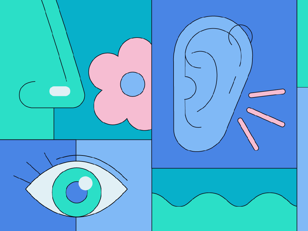 sensory abstract illustration