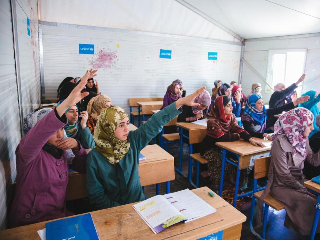 unicef classroom students