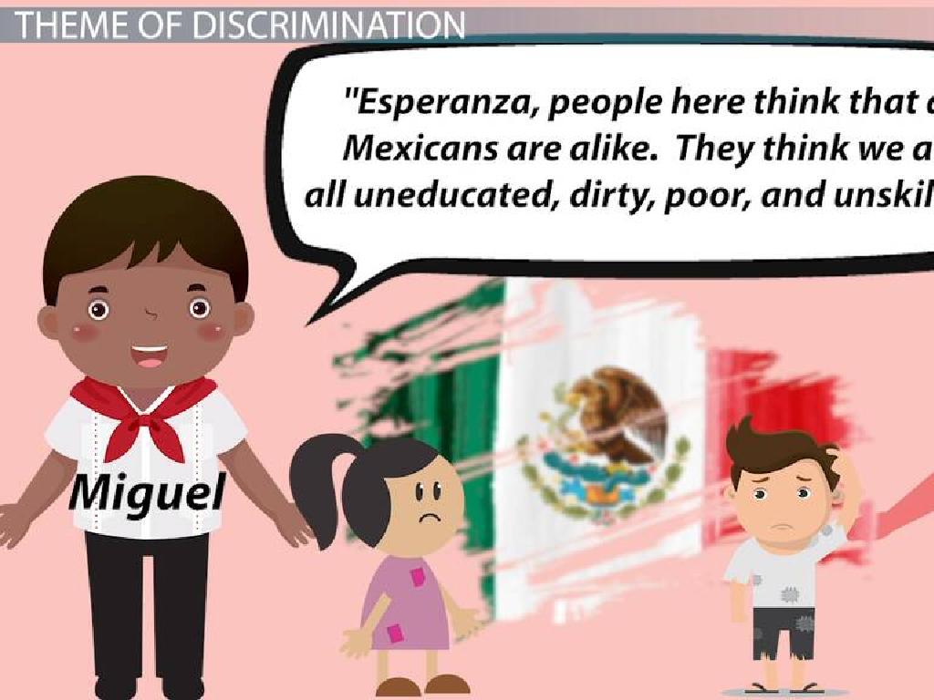 children discrimination mexican flag