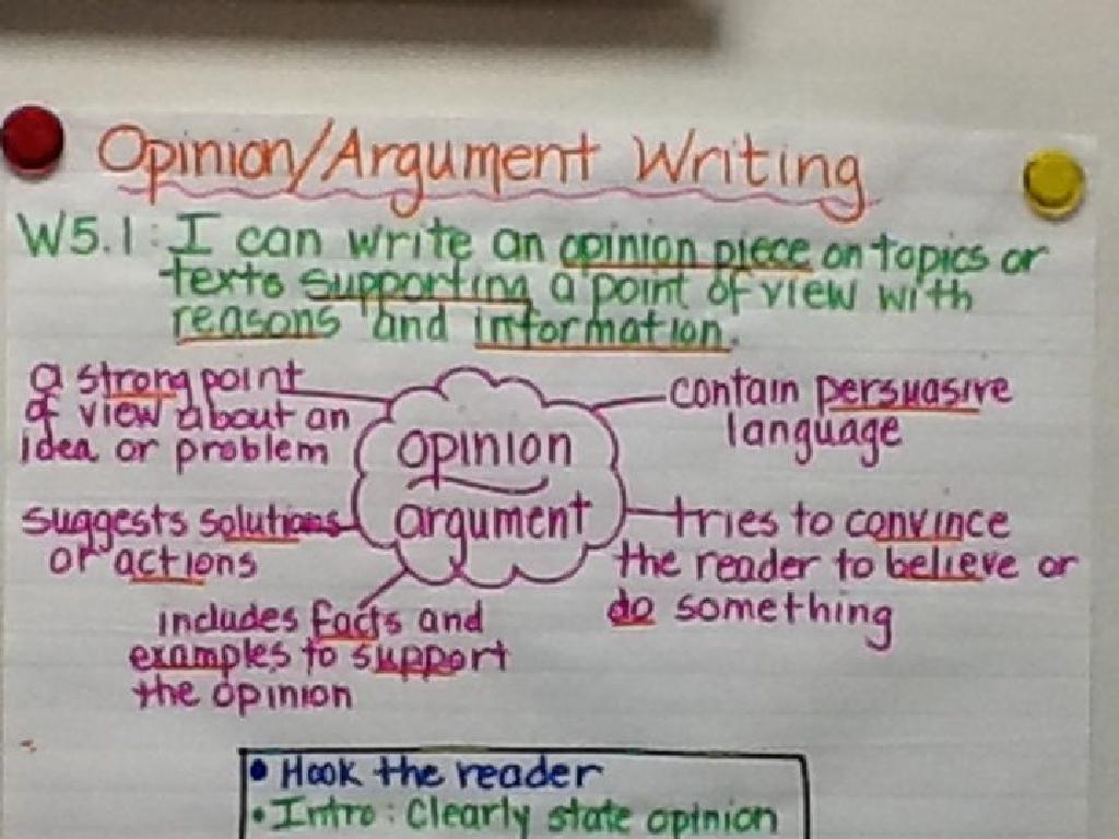 opinion writing guide