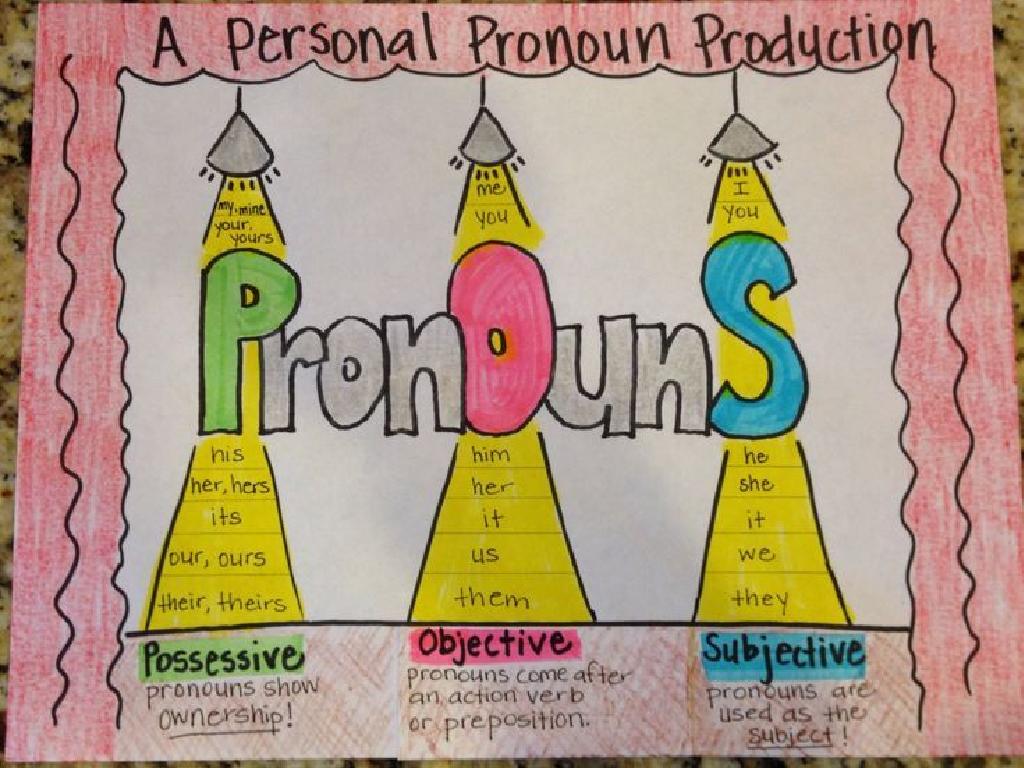 colorful personal pronouns