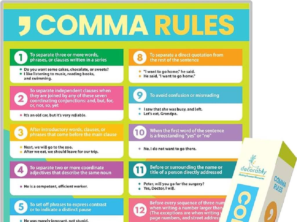 comma usage guide