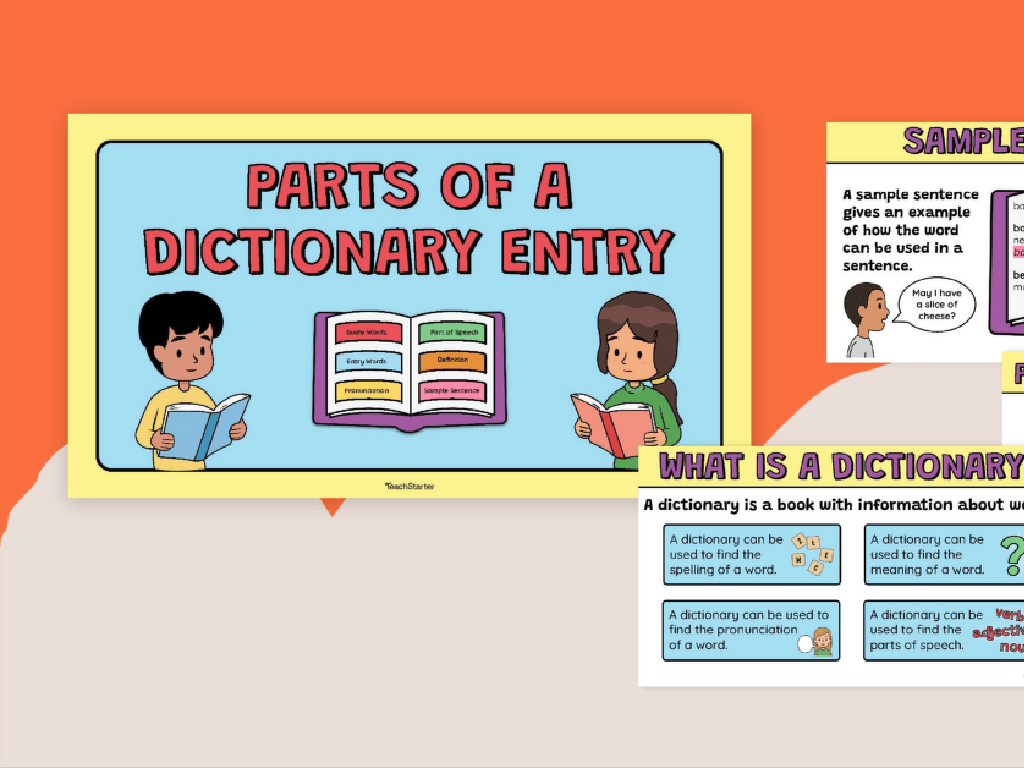 children dictionary pages