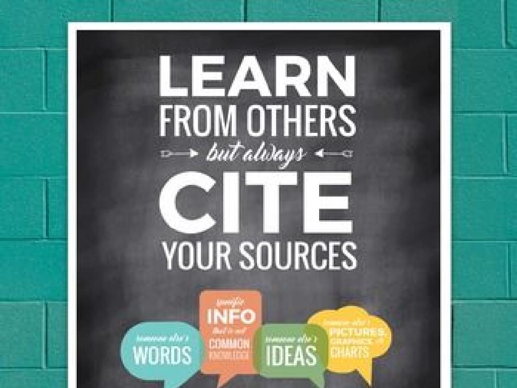 learn cite sources