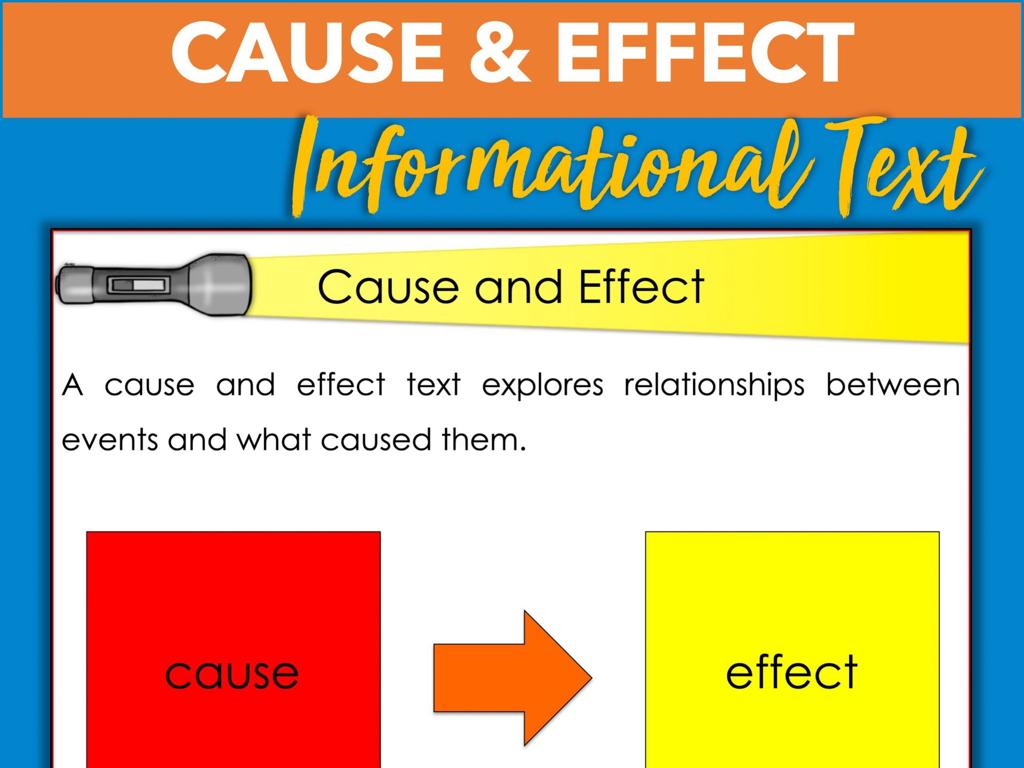 cause effect infographic