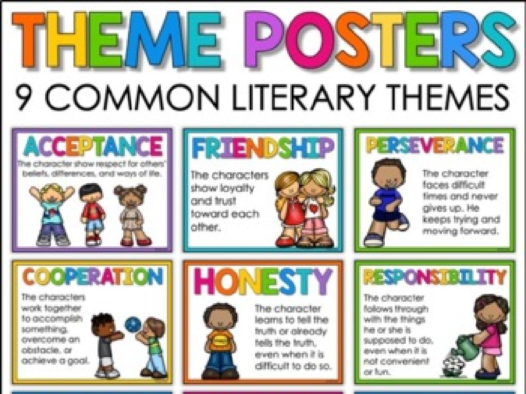 literary theme posters