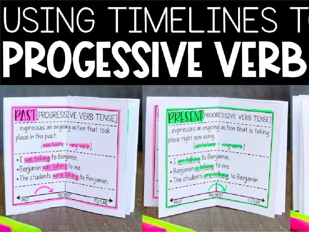 progressive verb tense timeline