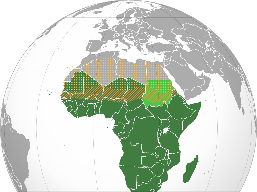 africa vegetation zones