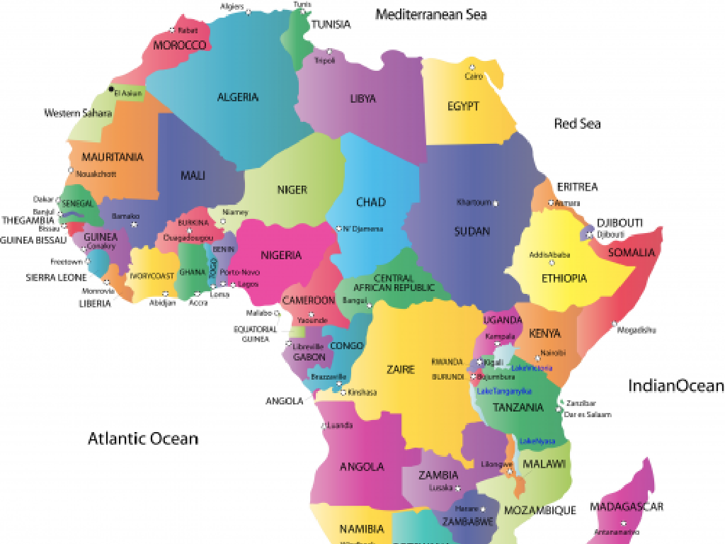 africa political map