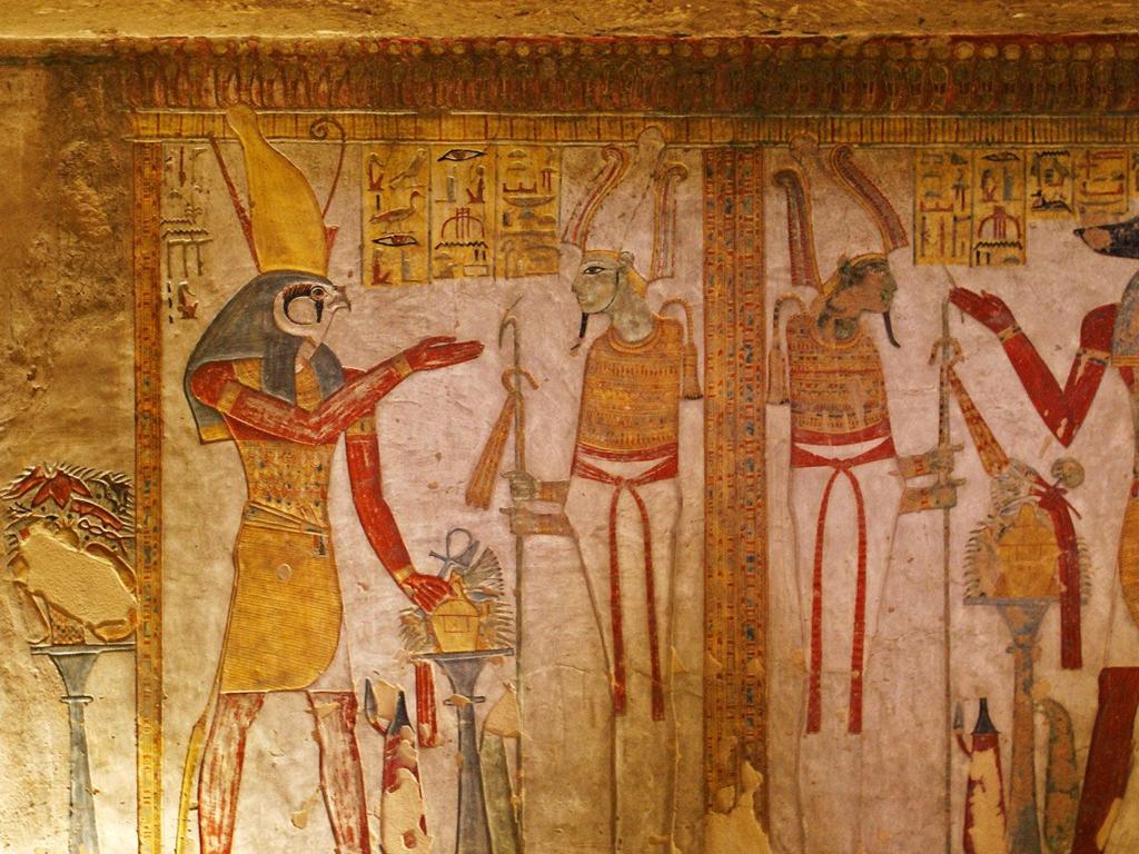 egyptian deities hieroglyphics