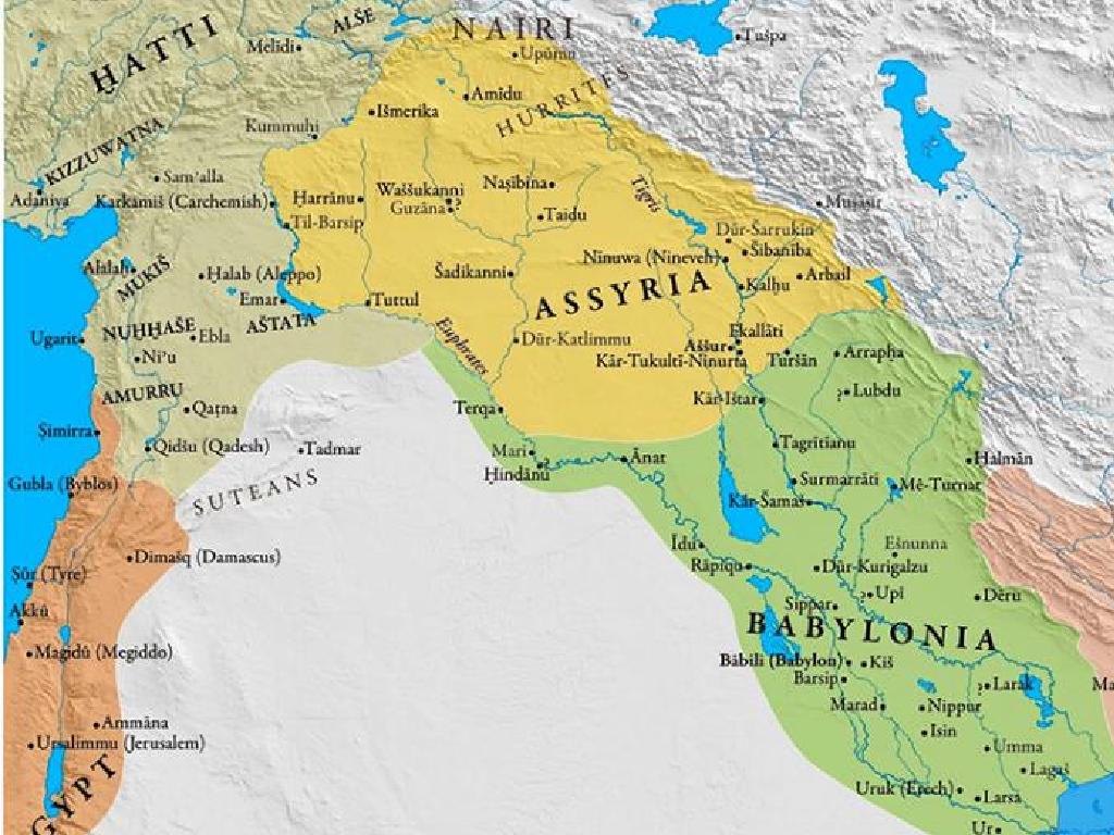 ancient assyria babylonia map