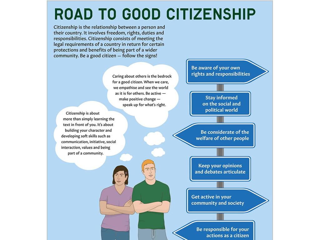 good citizenship illustration