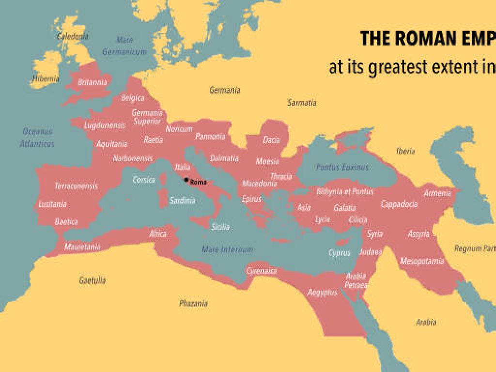 roman empire peak map