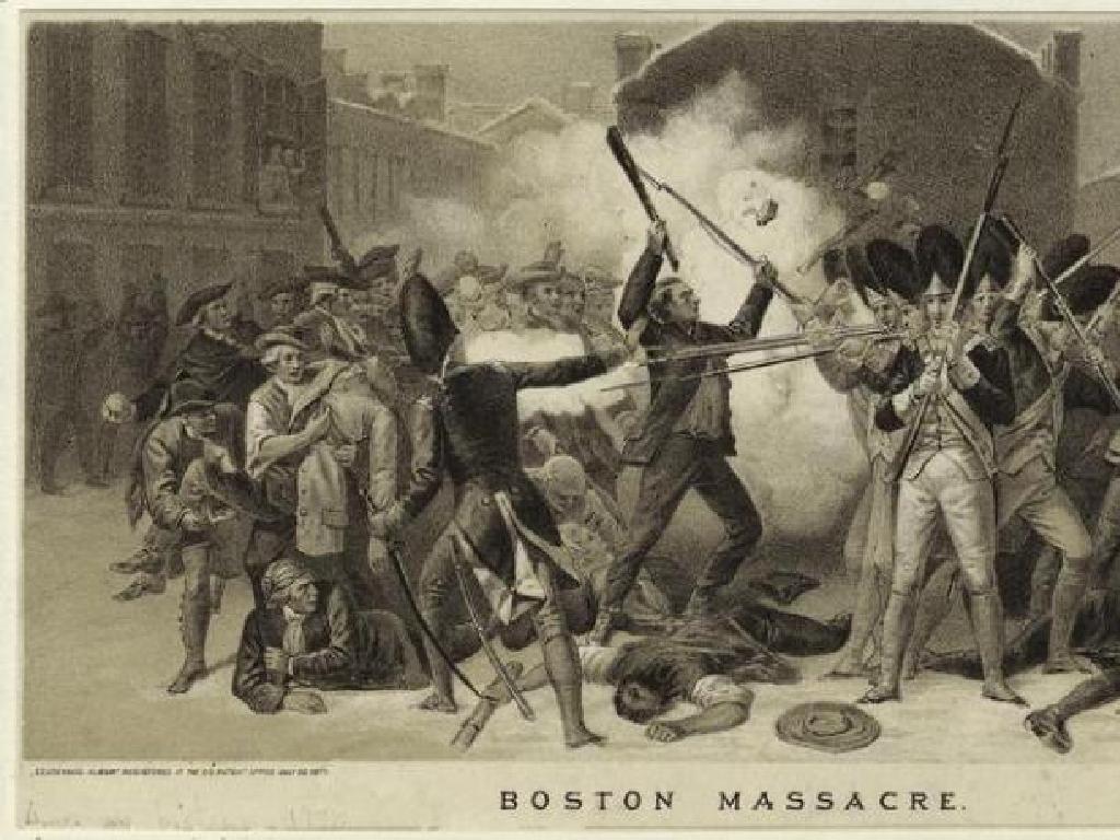 boston massacre illustration