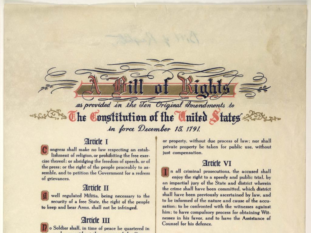 us bill rights amendments