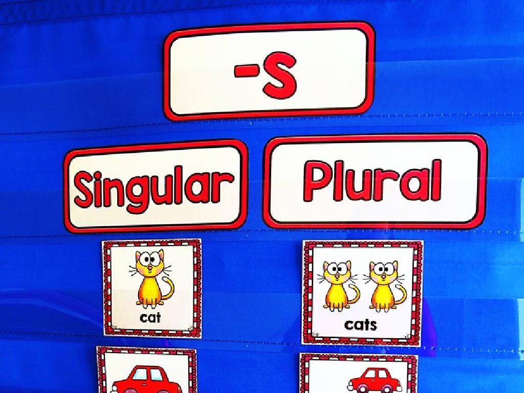 singular plural chart