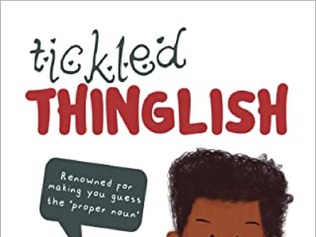 tickled thanglish book cover