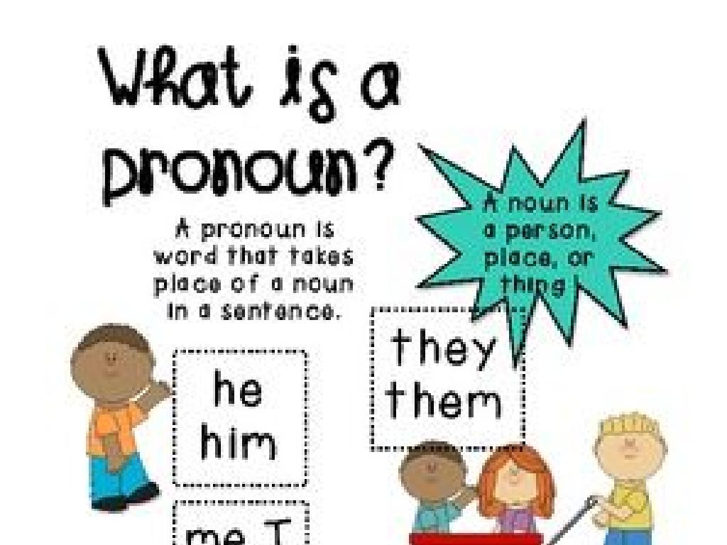 children pronoun examples