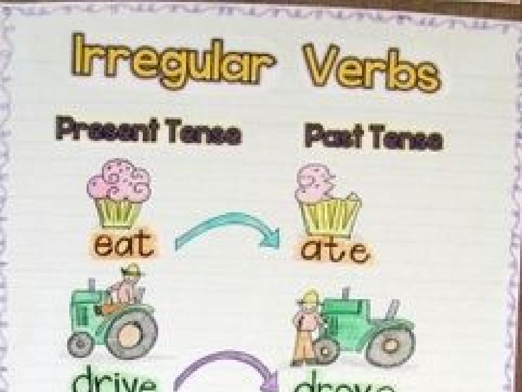 irregular verbs chart