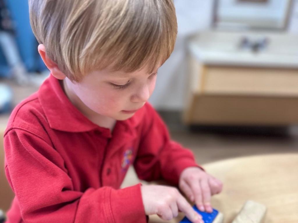 child playing joyfully