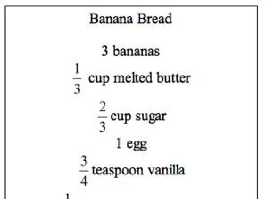 banana bread ingredients