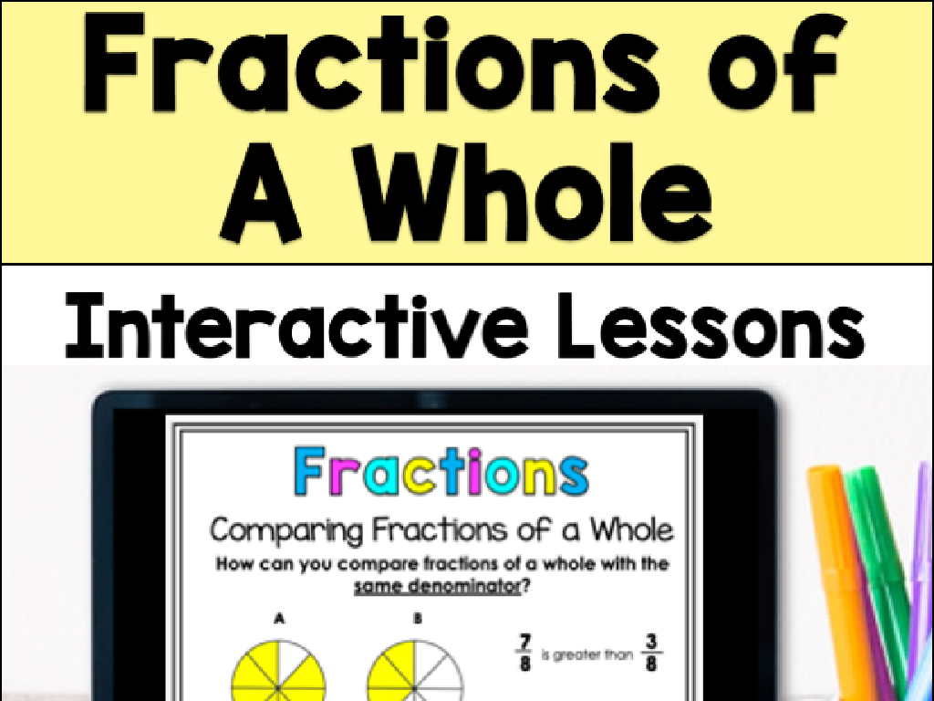 interactive fractions lesson