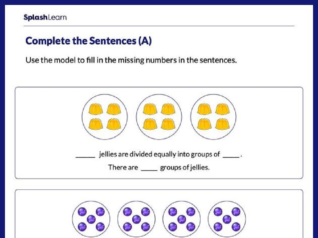 jelly math worksheet