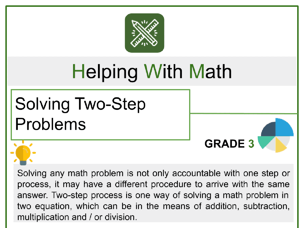 grade 3 math two-step problems