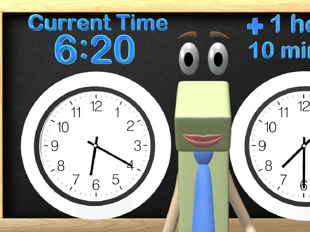 green character clock learning