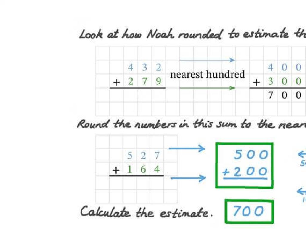 rounding numbers worksheet