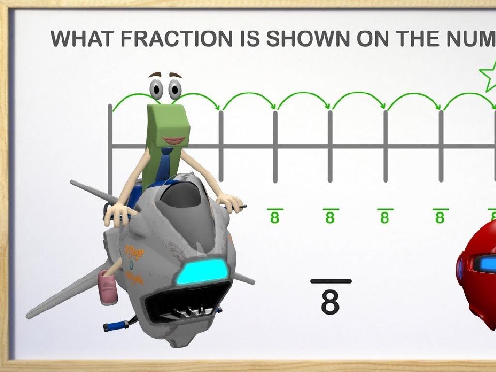 spaceship fraction math lesson