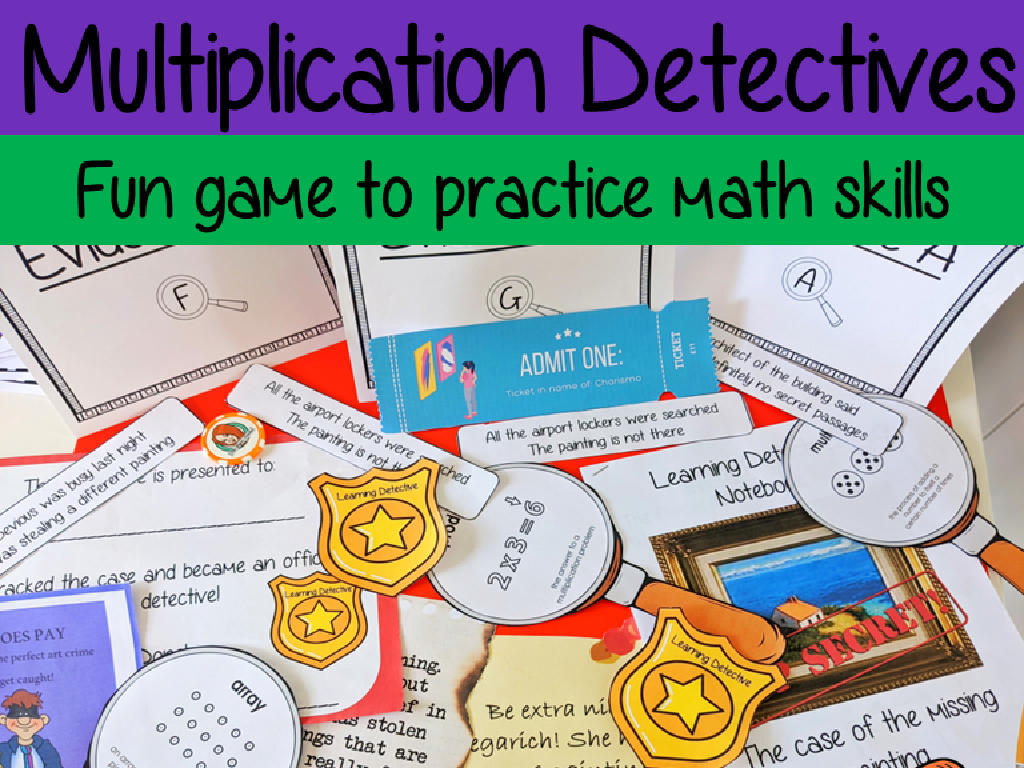 detective multiplication game