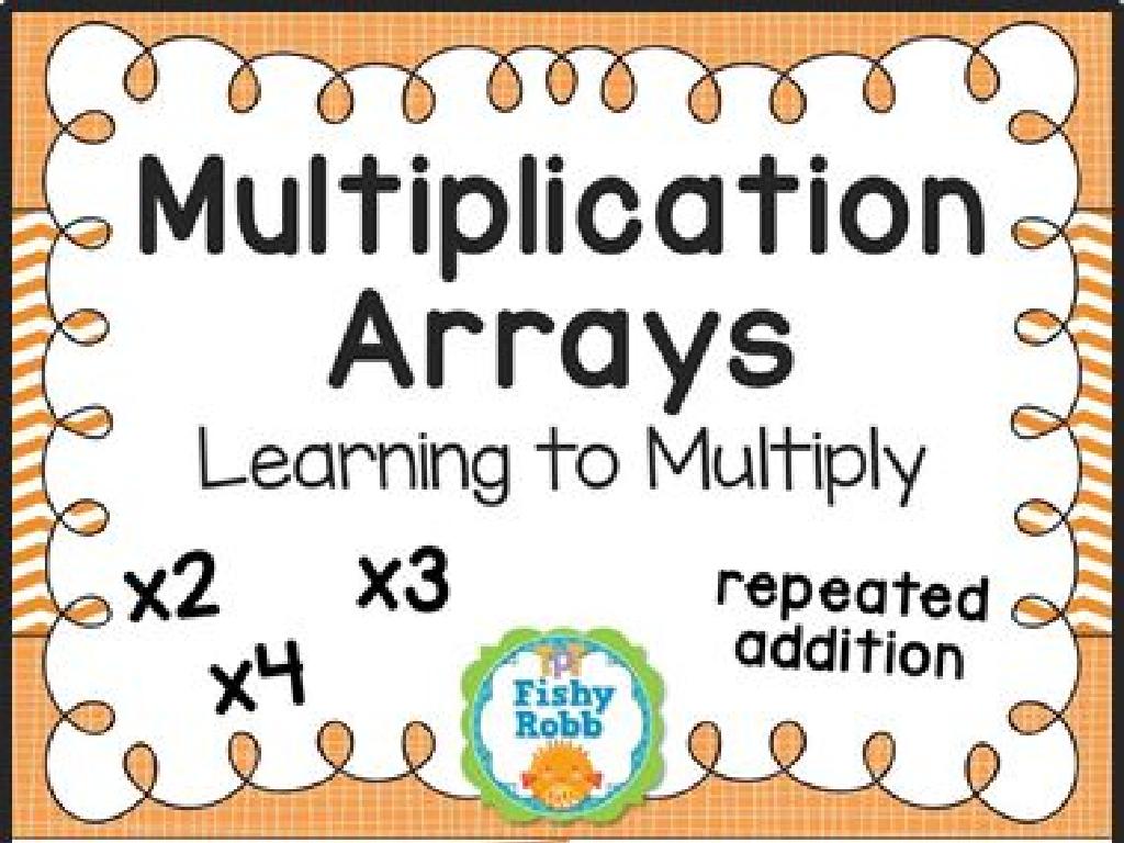 multiplication arrays worksheet