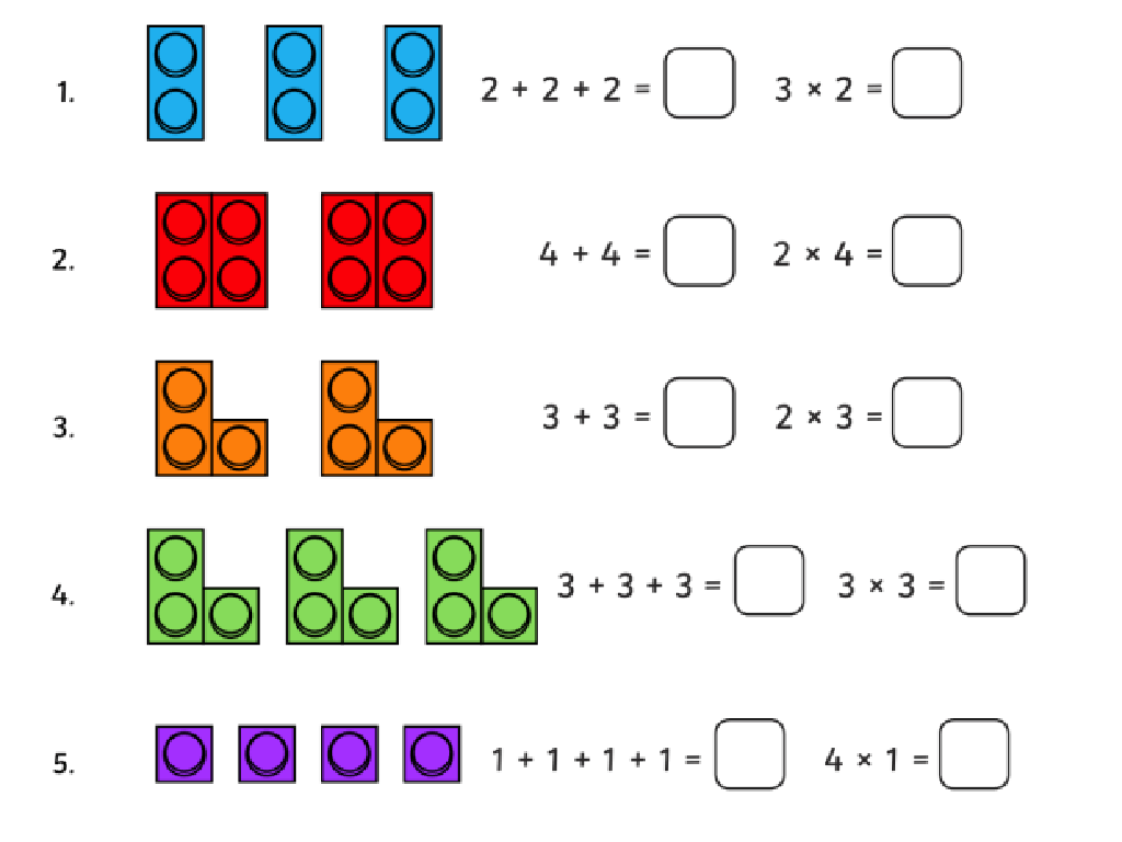 colorful math blocks