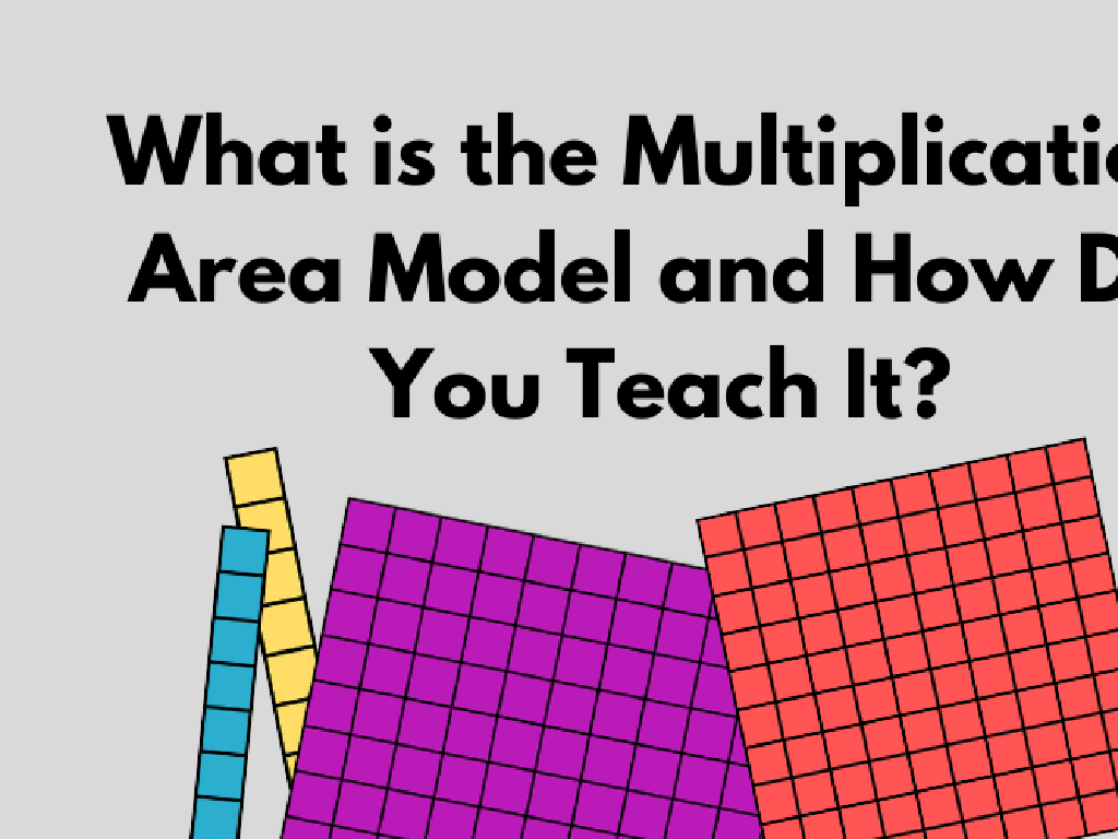 colorful multiplication blocks