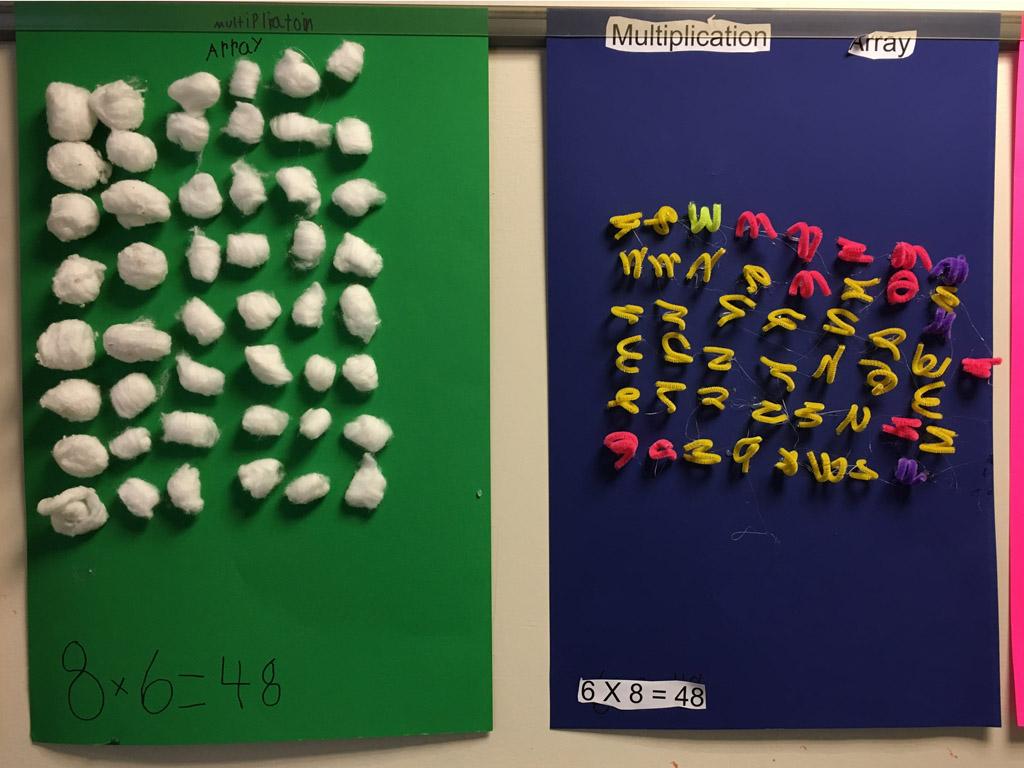 multiplication array posters