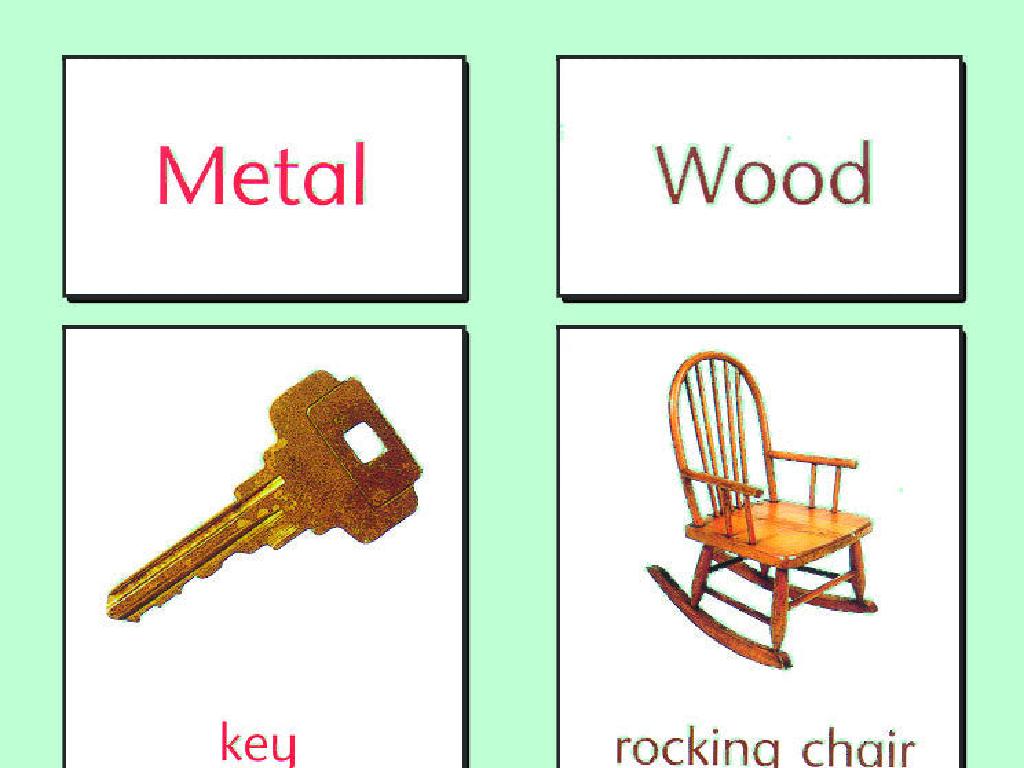 metal key rocking chair