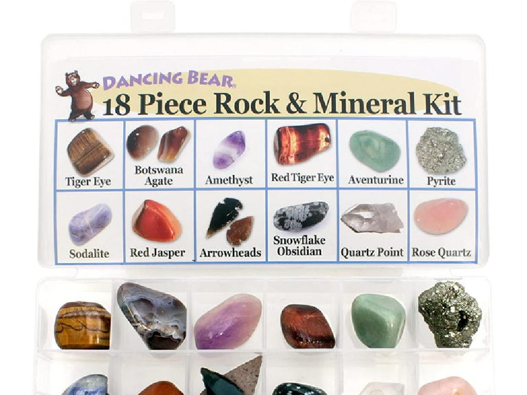 rock mineral kit labels