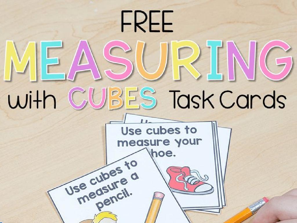 cubes measuring task cards