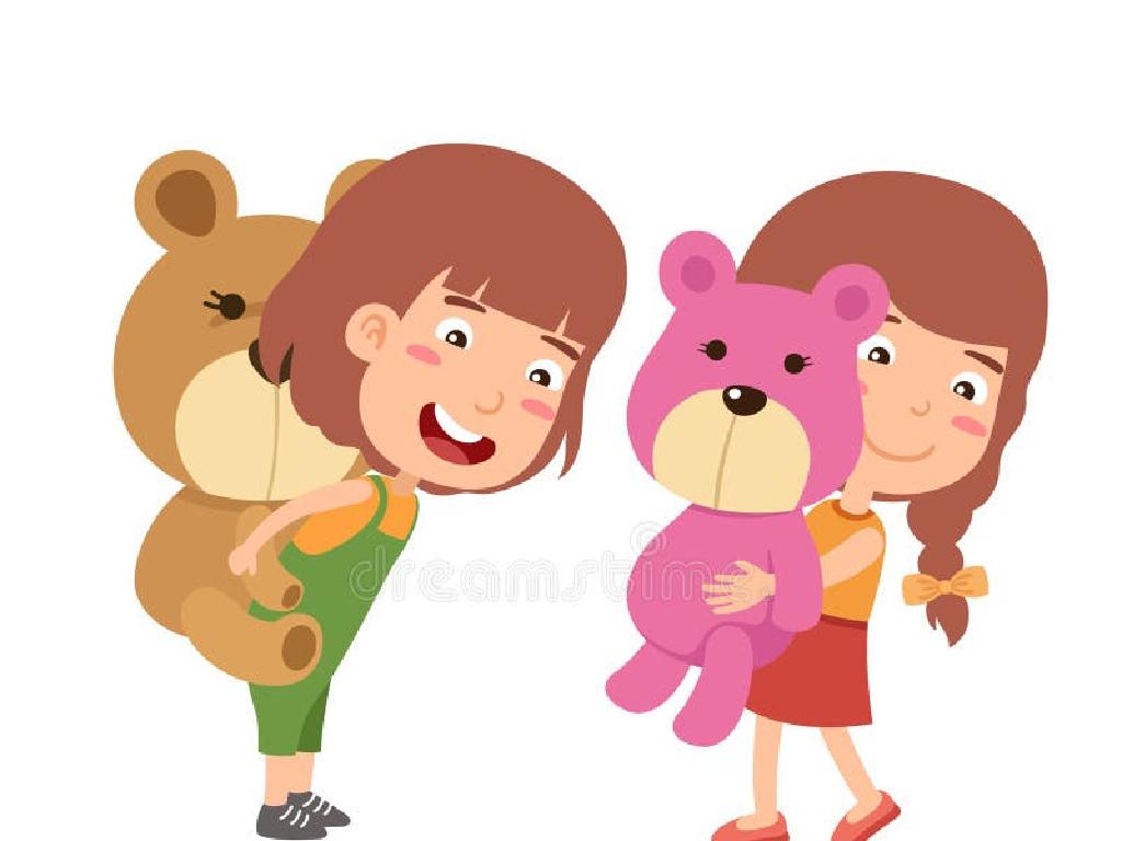 children with teddy bears